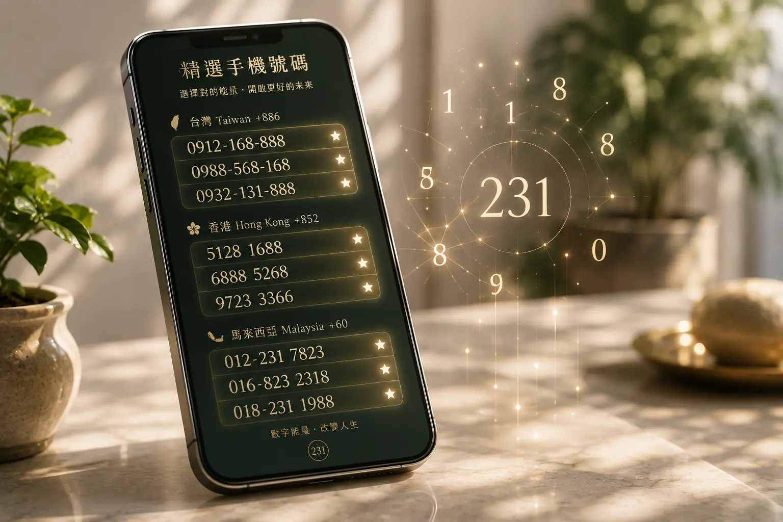 手機號碼選擇與數字能量規劃