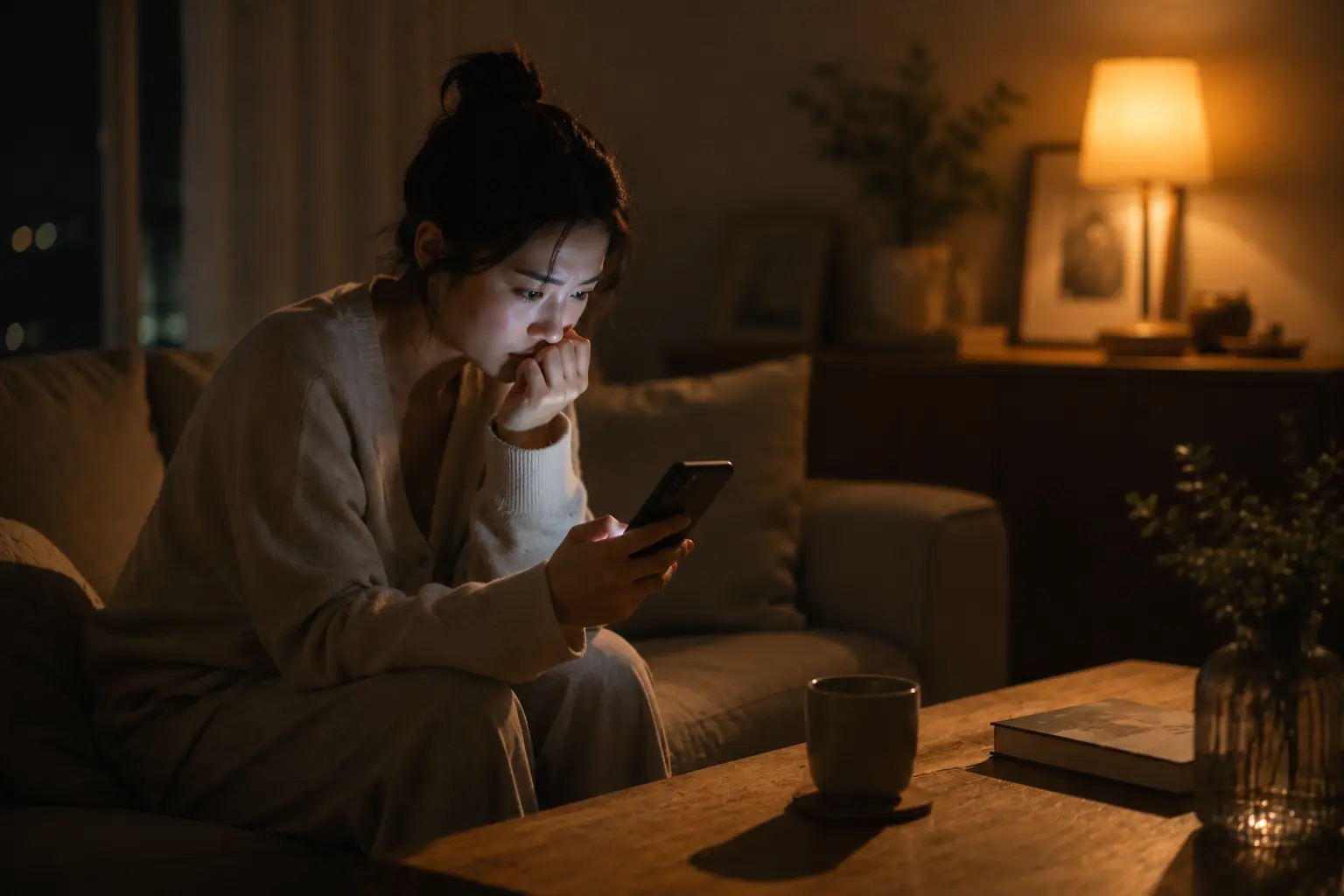 面對手機負面訊息，覺察情緒與因果循環